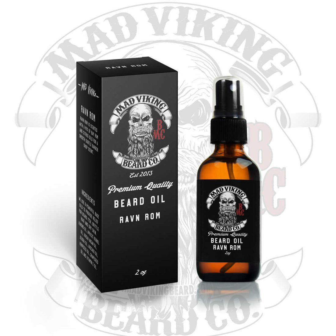 Mad Viking Ravn Rom Beard Oil 2 oz